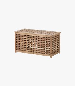 Ikea Hol Acacia Side Table Wooden